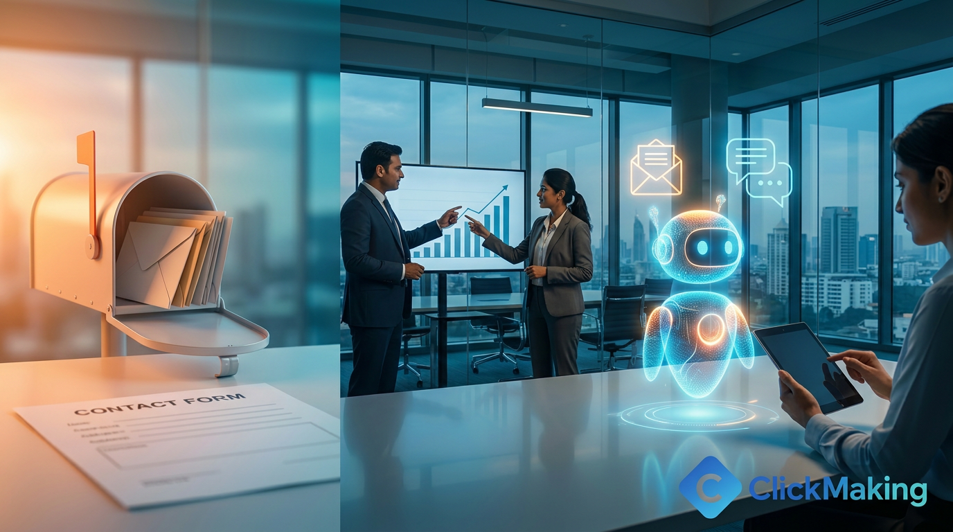 Ditch Your Contact Form: AI Chatbots 3x Your Leads (Seriously!)