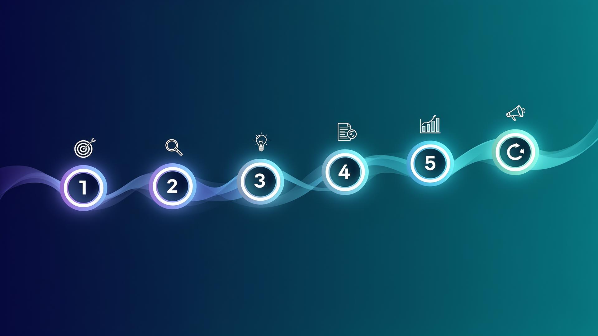 7-step content marketing strategy framework by ClickMaking